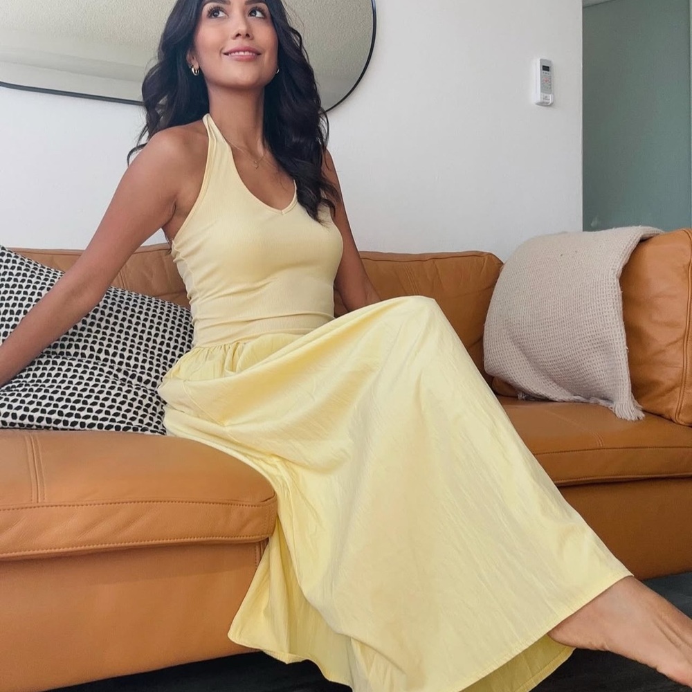 Lulu's Yellow Maxi Dress